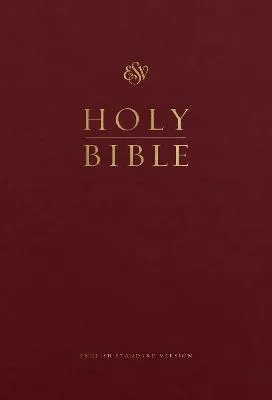 ESV Pew and Worship Bible, Large Print (Burgundy) by
