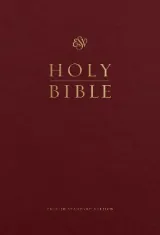 ESV Pew and Worship Bible, Large Print (Burgundy) by 
