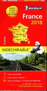 France 2018 National Map 792. Hi- Res paper by 